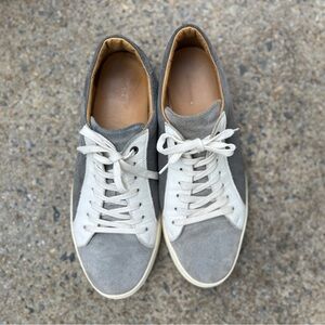 Suitsupply Men's Gray and White Casual Sneakers - Size 44